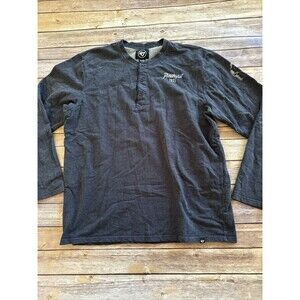 Men's ‘47 Brand PINEHURST Golf Long Sleeve  Shirt Pullover Gray Size XXL